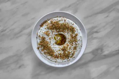 Labna with Garlic Mint