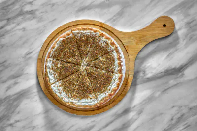 Labna with Zaatar Pastry
